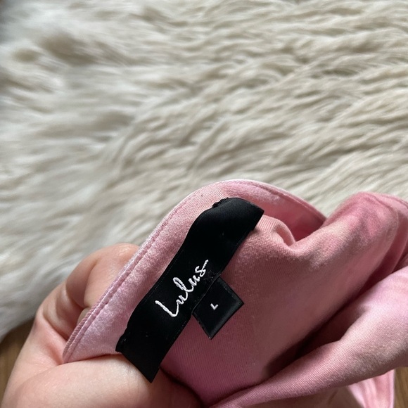 LULU’S Wildlife Dusty Pink Tie Dye Bodysuit - Picture 3 of 3